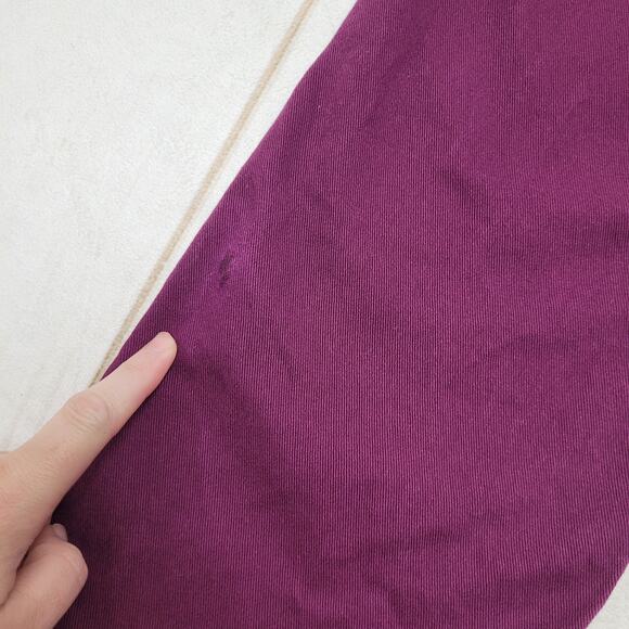 Levis 513 slim straight jeans maroon red purple plum 32x29 - Picture 7 of 8